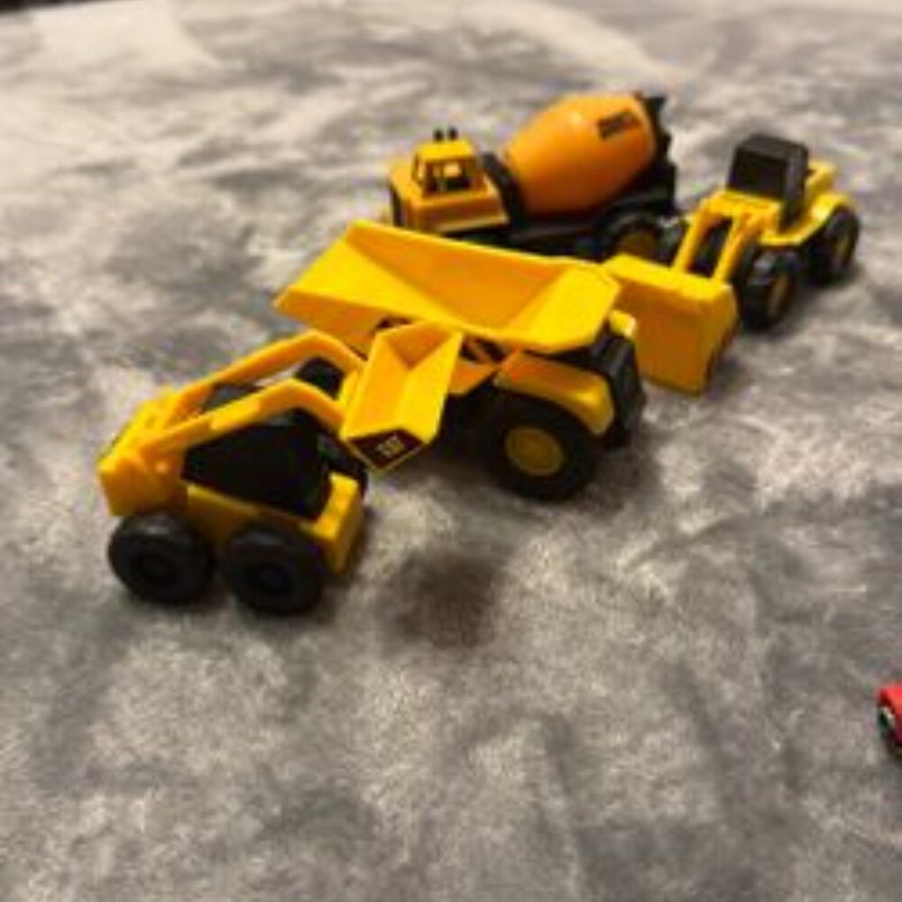 4 Construction Toy Vehicles